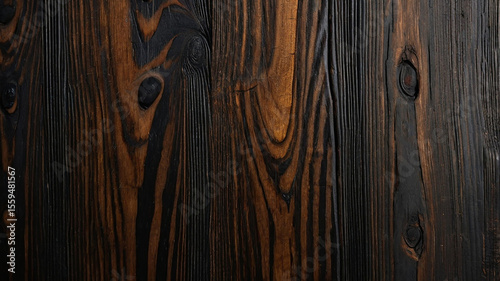 close up shot of natural luxury ebony wood grain texture background.
