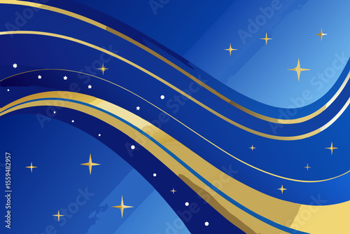 soft royal blue gradient background stylish luxury clean stage setting