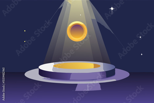 rich stage background smooth gradient glow elite party celebration light