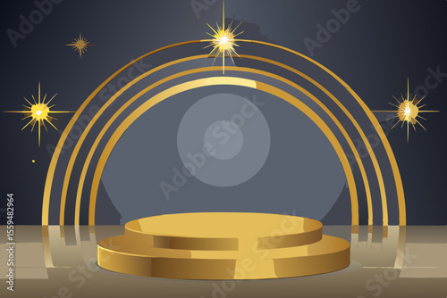 premium stage background smooth gradient lighting concert celebration vibe
