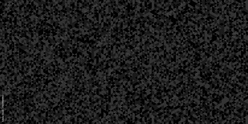 Fototapeta premium Geometric seamless black, gray cube square low polygon texture wallpaper. abstract surface creative diamond pattern corporate. abstract polygon Mosaic triangle overlap texture background. 