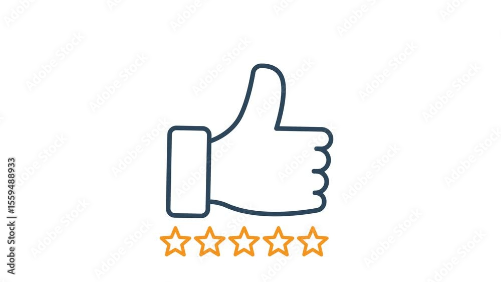 Excellence icon animated. thumb with star icon. animated icon related to motivation. suitable for user interface, provide visual feedback and more. alpha channel, transparent background Excellence icon animated. thumb with star icon. animated icon related to motivation. suitable for user interface, provide visual feedback and more. alpha channel, transparent background