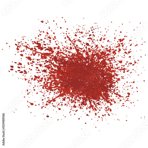 Blood Splatter Splash Stain Illustration Vector Art