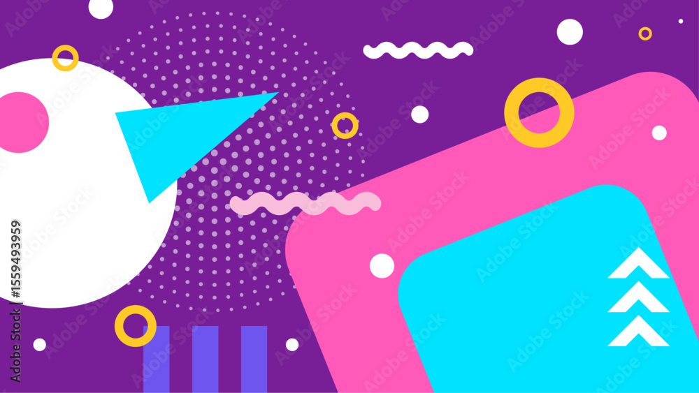 Abstract, colorful shapes and patterns ideal for backgrounds, web designs, and artistic projects. Perfect for creative concepts and vibrant designs.