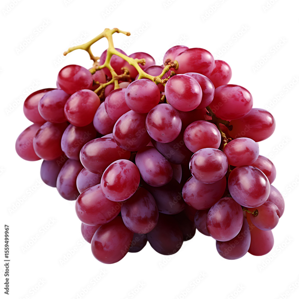 High-Quality PNG Cutout of Juicy Seedless Grapes Isolated on a Transparent Background for Advertising and Digital Use High-Quality PNG Cutout of Juicy Seedless Grapes Isolated on a Transparent Background for Advertising and Digital Use