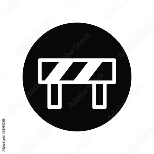 fence solid icon vector design good for web or mobile app