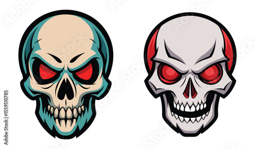 Detailed Human Skull Anatomy Silhouette with Intricate Bone Structure and Realistic Proportions for Educational Design