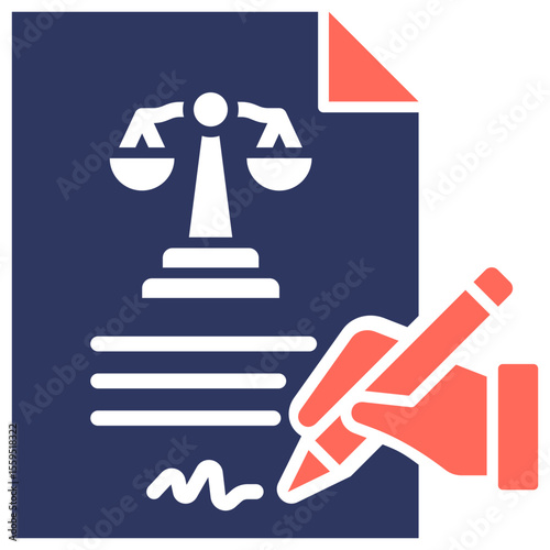 Contract Law Icon