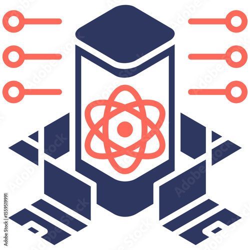 Quantum Computer Icon