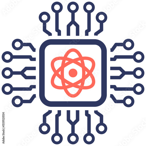 Quantum Neuron Icon