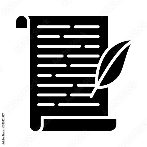 Scroll and Quill icon