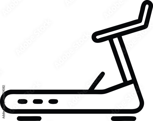 Treadmill Workout Cardio Equipment Icon