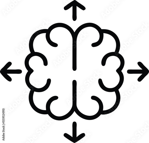 Mindset Shift Brain With Arrows