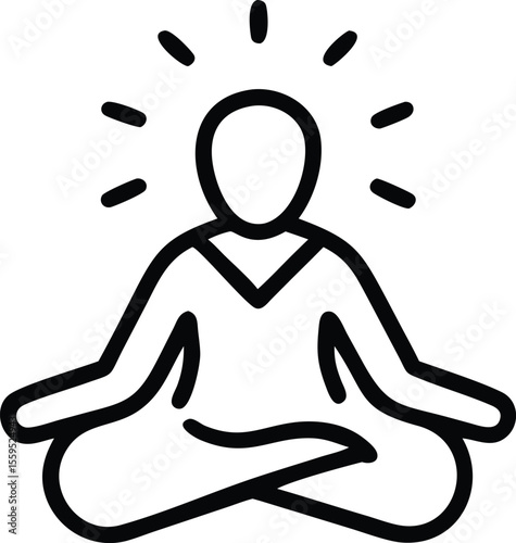 Meditating Person Mindfulness And Recovery