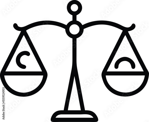 Life Balance Yin Yang And Scale