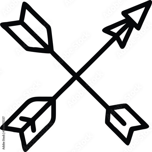 Decision Making Two Arrows And Target