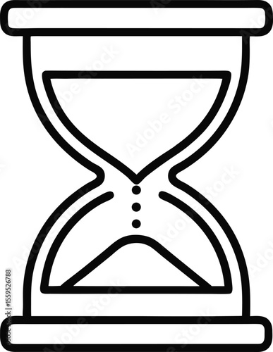 hourglass vector illustration