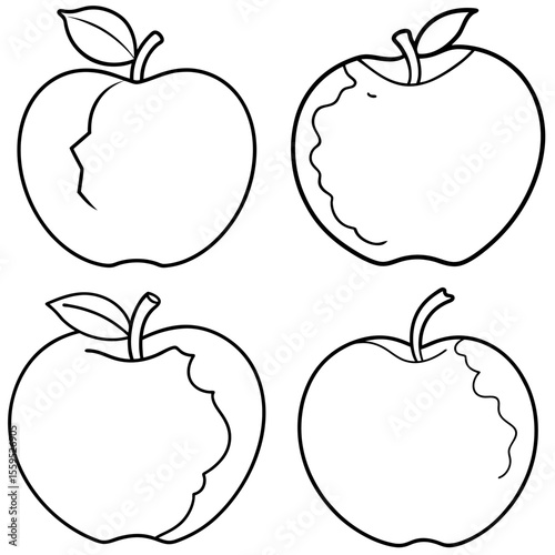 Coloring Book Page Line Art Outline