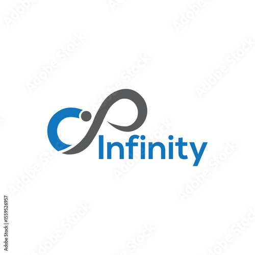 Clean and sophisticated infinity logo design symbolizing limitless potential, unity, and growth. Perfect for tech startups, wellness brands, financial services, and timeless business identities.
