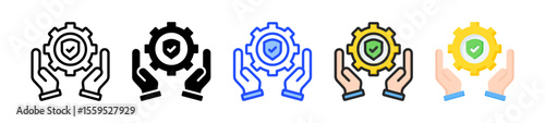 Trust Icon Collection With Multiple Styles