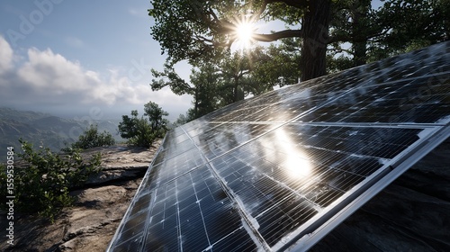 Solar panel features – infographic or visual explanation of solar technology

