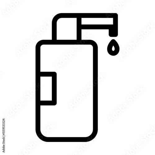 antiseptic line icon