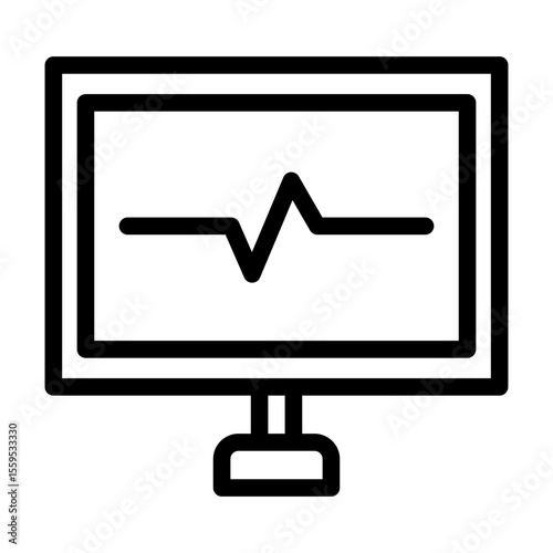 cardiograph line icon