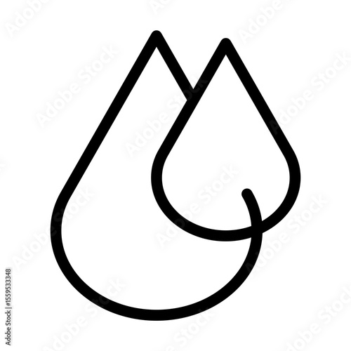 drops line icon