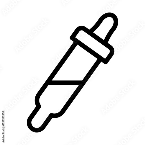 eye drop line icon