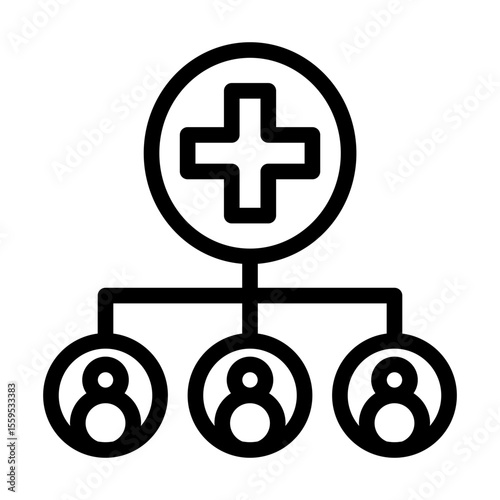 medical assistance line icon