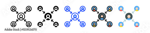 Gathering Icon Collection With Multiple Styles