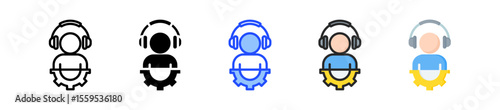 Support Icon Collection With Multiple Styles