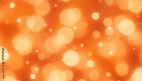 abstract orange bokeh background