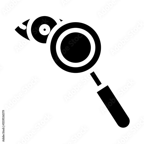 eye test glyph icon