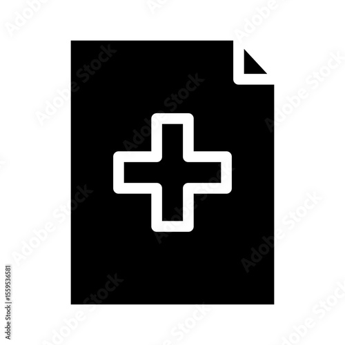 health report glyph icon