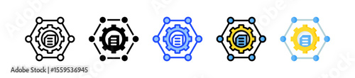 Context Icon Collection With Multiple Styles