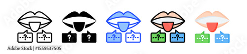 Phonology Icon Collection With Multiple Styles