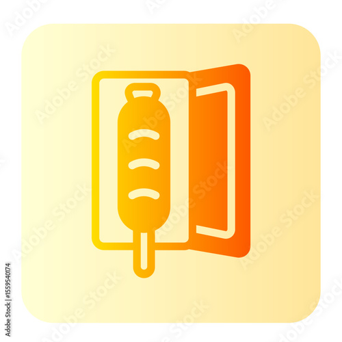 sausage gradient icon