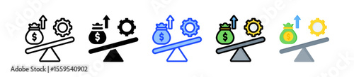 Leverage Icon Collection With Multiple Styles