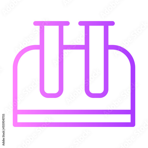 test tubes gradient icon