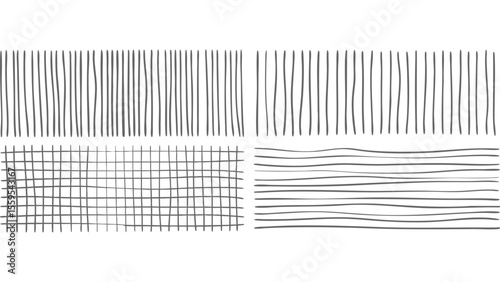 Irregular Line and Grid Pattern Collection
