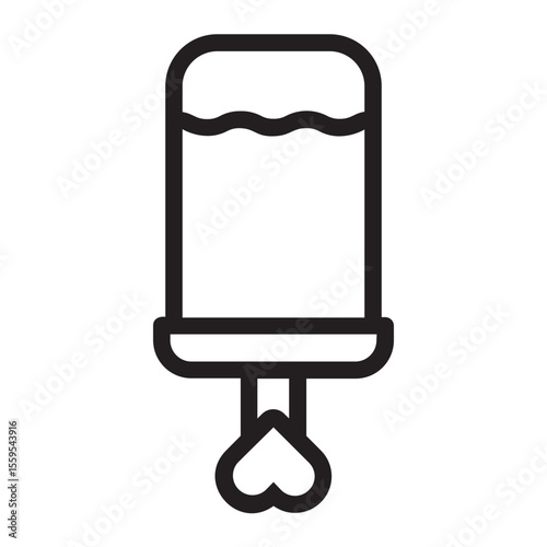 popsicle line icon