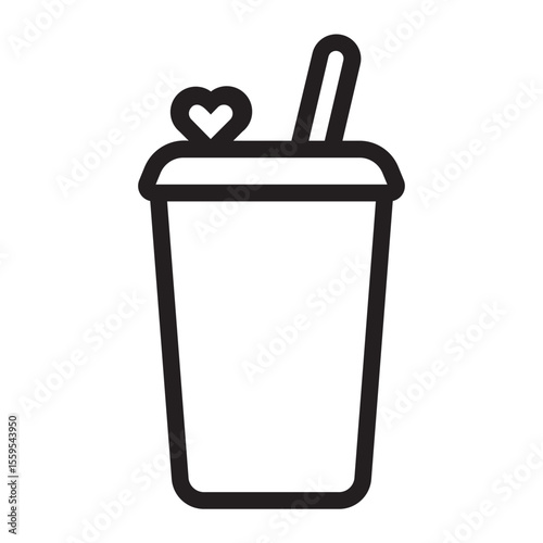 soft drink line icon
