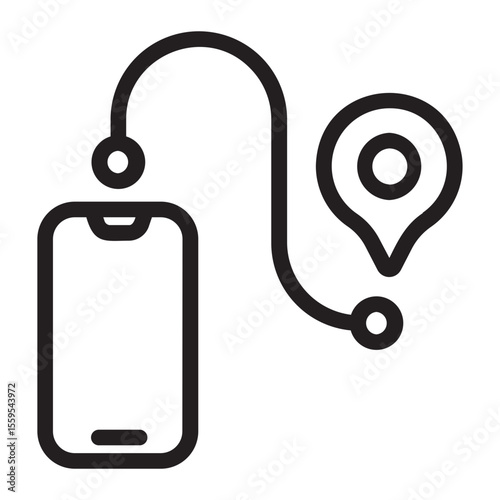 delivery line icon
