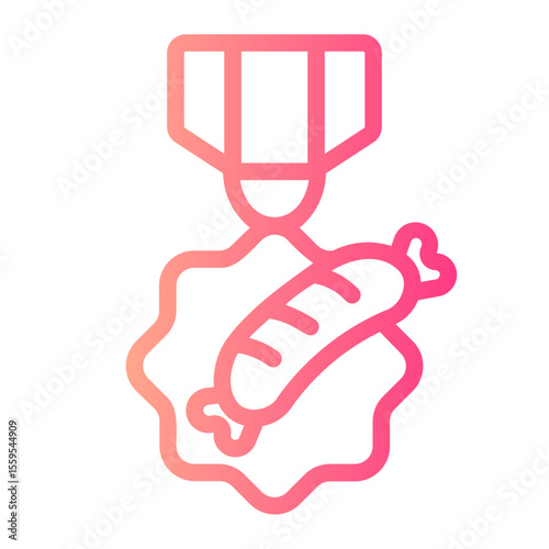 quality gradient icon