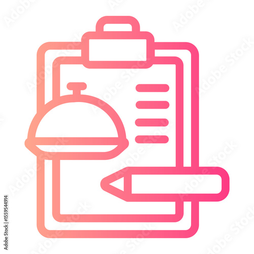 check list gradient icon