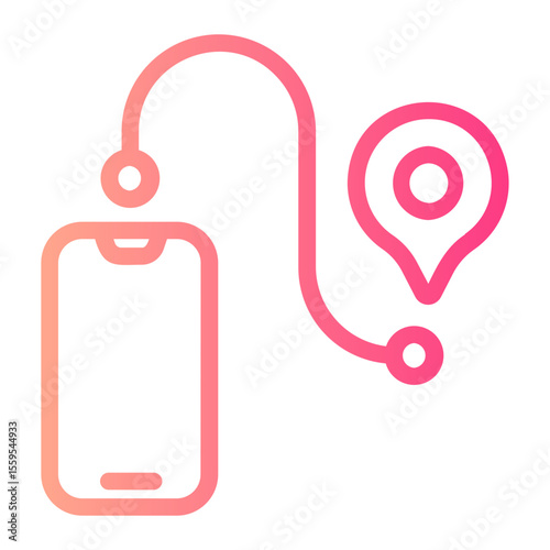 delivery gradient icon