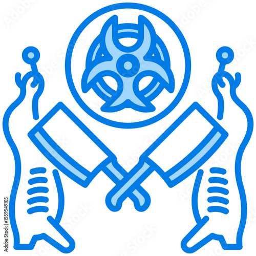 Infected Meat Processing Icon