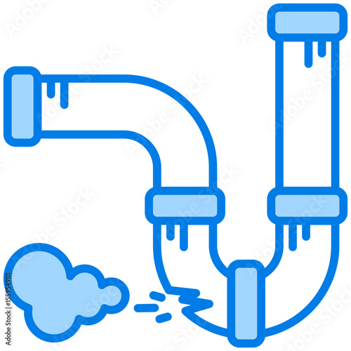 Corroded Pipes Icon