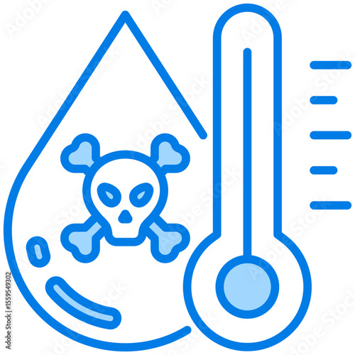 Mercury Contamination Icon